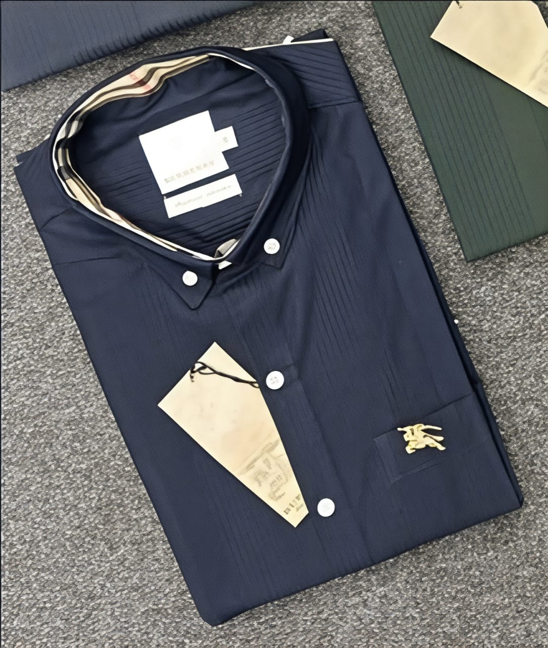 BURBENNY SHIRT GGG - Dark Blue View 1