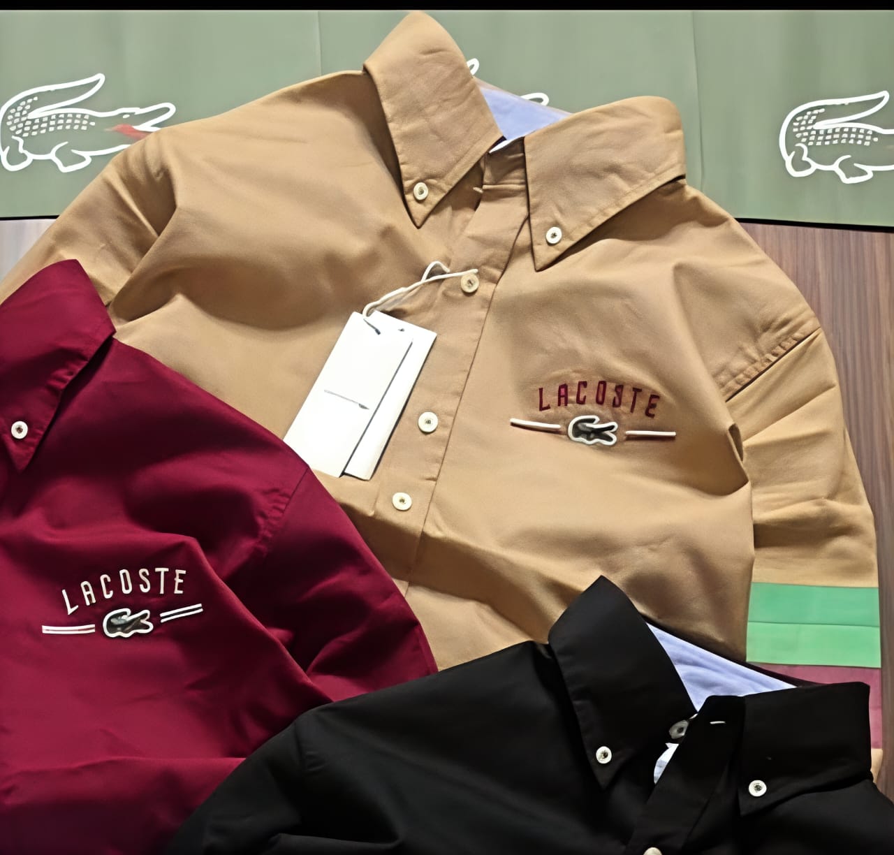 LACOSNE SHIRT VV - Light Brown View 1