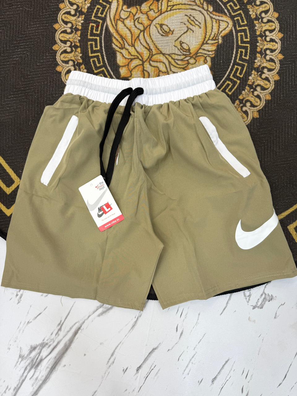 NIKR SHORTS - GREENISH View 1